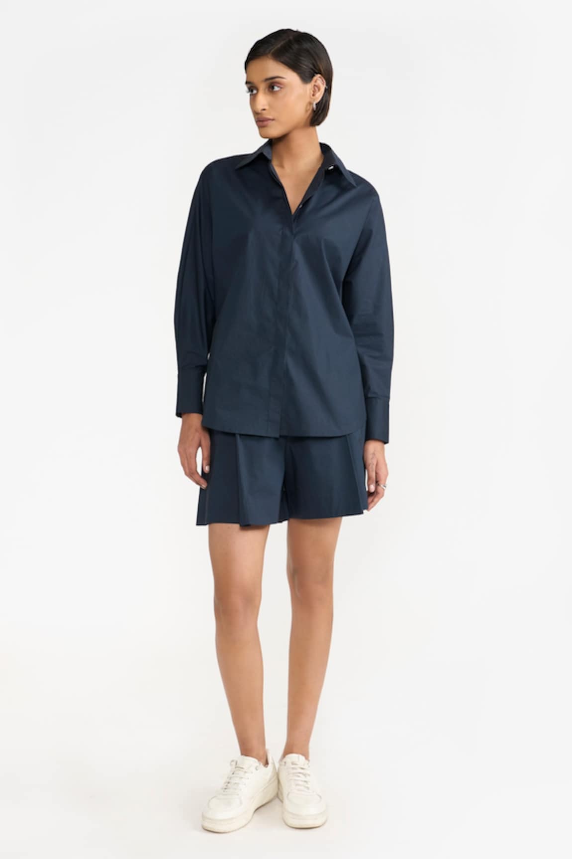 PERONA Kimiko Plain Full Sleeve Shirt