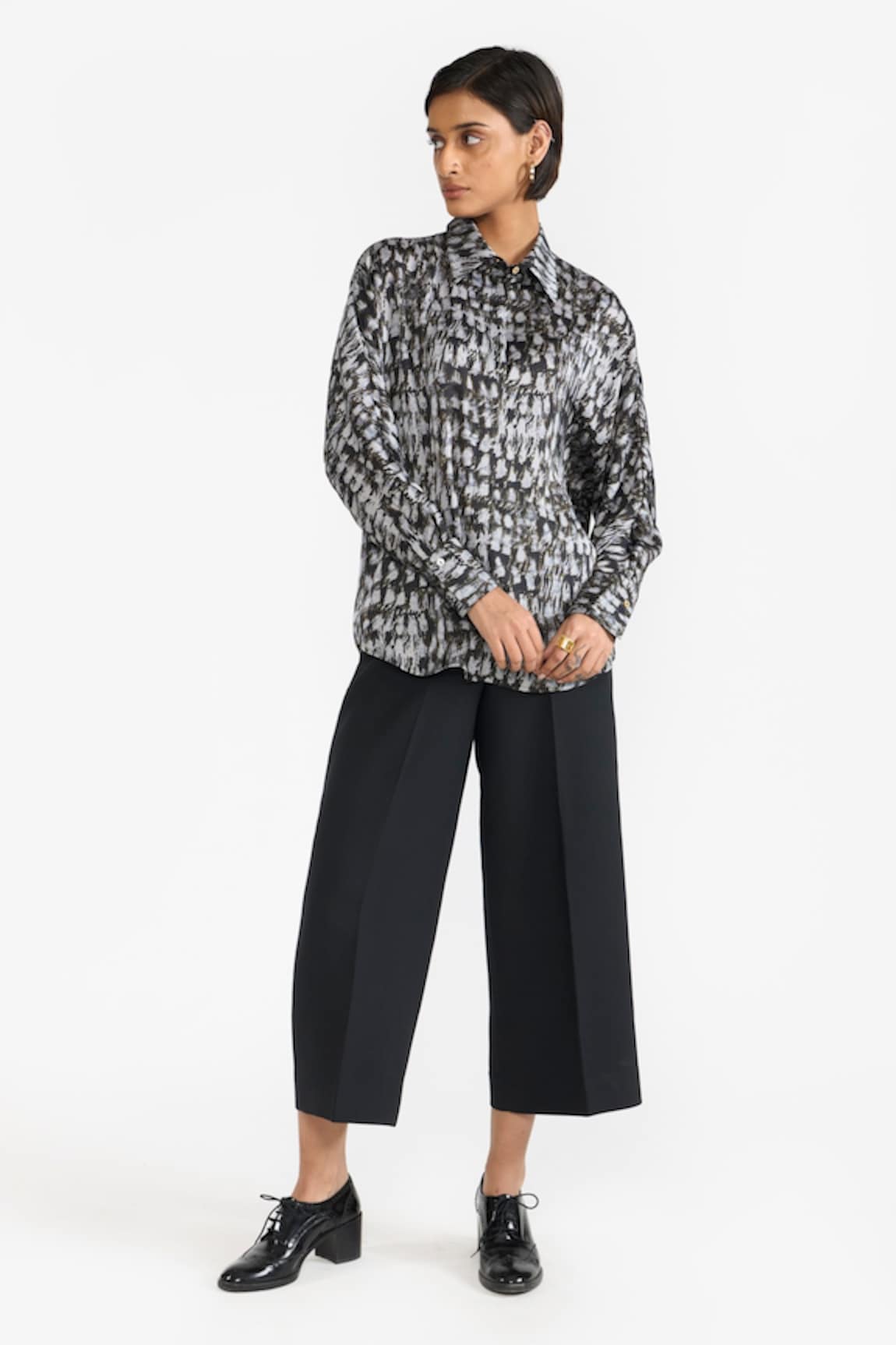 PERONA Seine Abstract Print Shirt