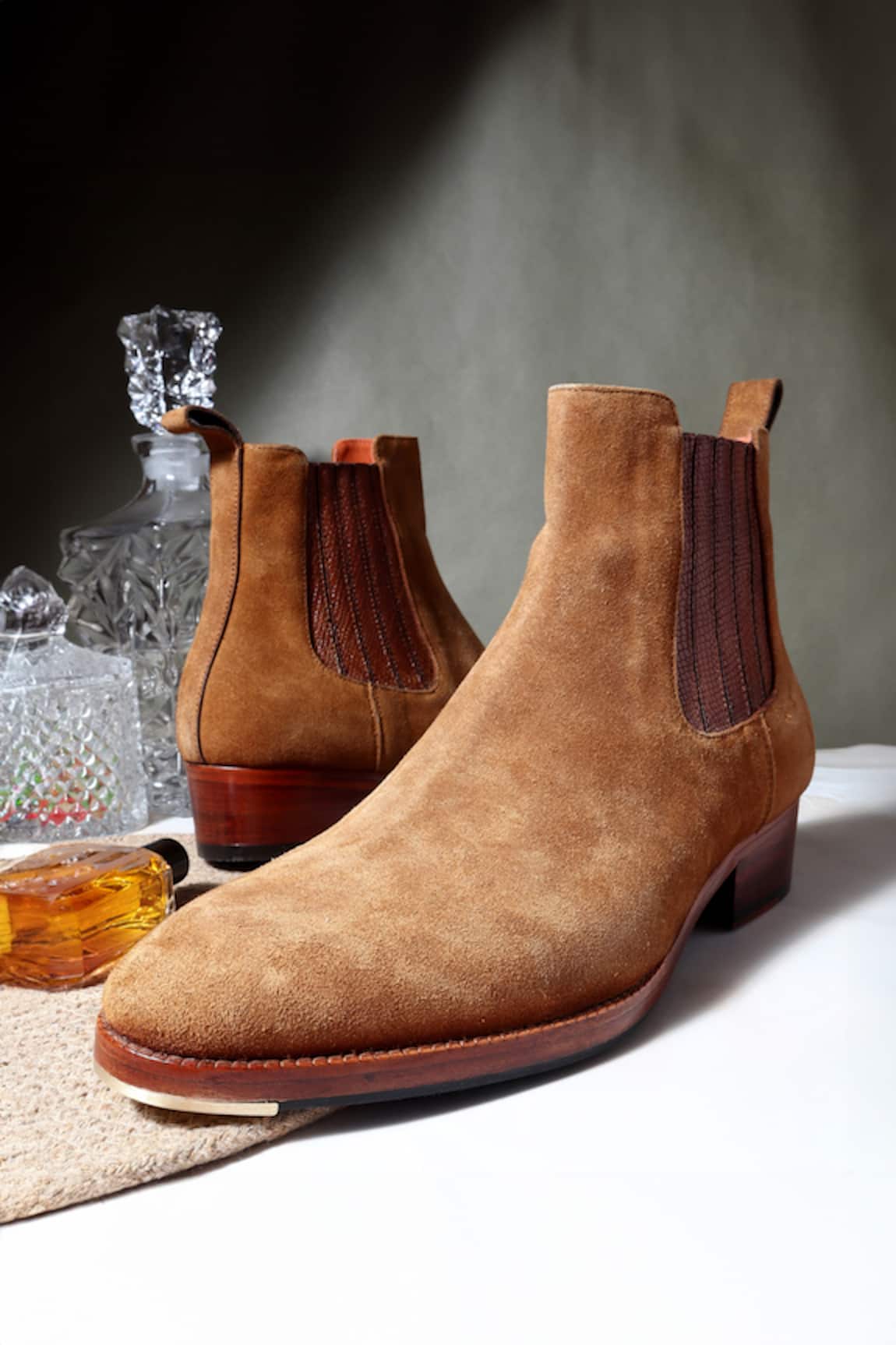 Fellmonger Chelsea Metal Toe Boots 