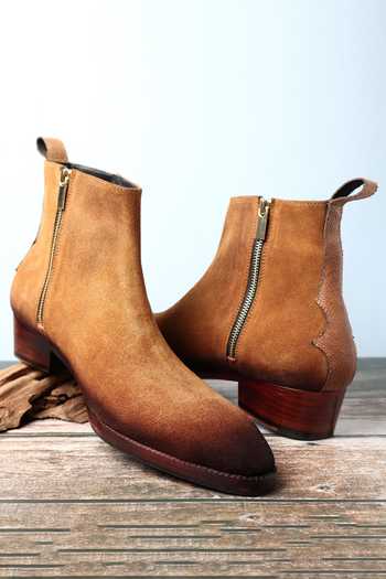 Fellmonger Textured Pattern Boots 