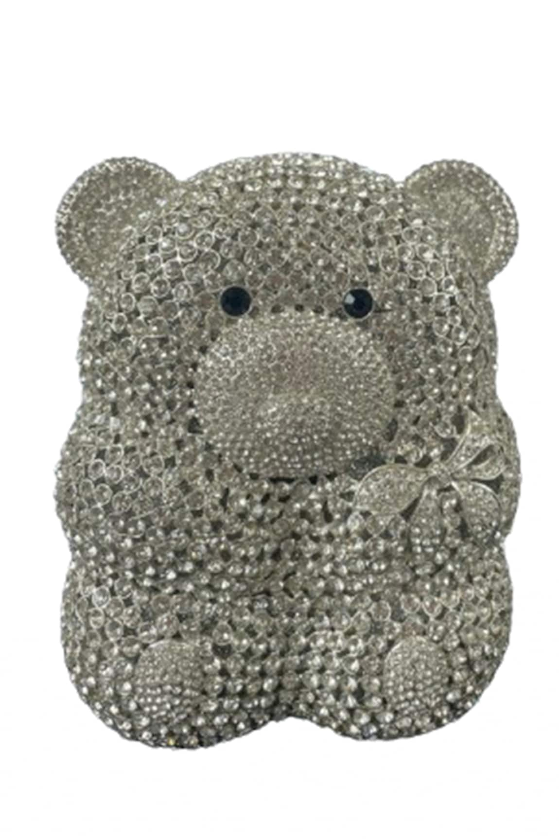 Oceana Clutches Teddy Bear Shaped Clutch