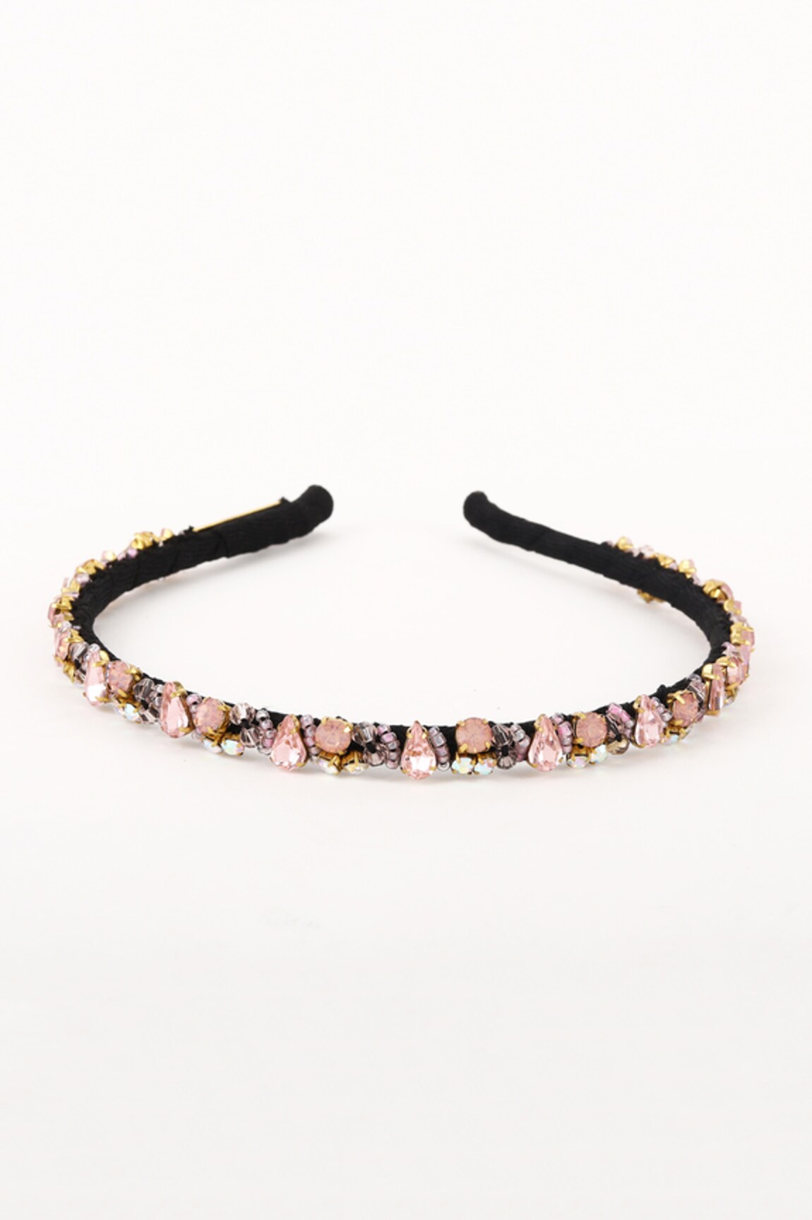 Born Flash Rose Shimmer Crystal Studded Hairband