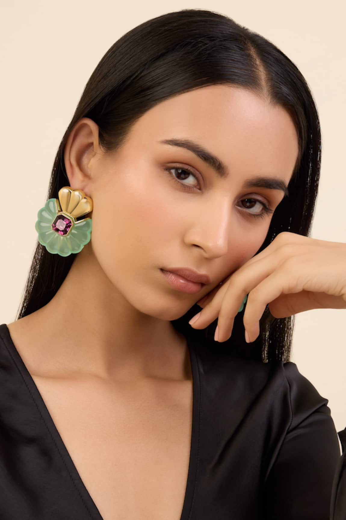 Isharya Seashell Libra Studs