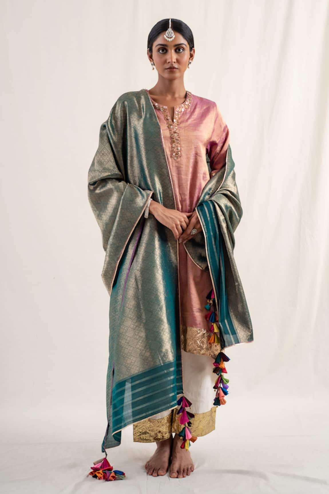 Priyanka Raajiv Shokhi Geometric Pattern Dupatta