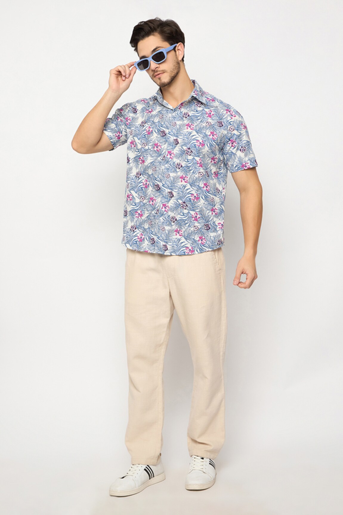 Ranng Label Tropical Print Shirt