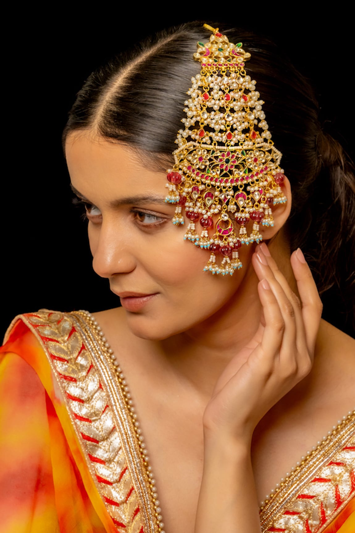 SHLOK JEWELS Bead Embellished Passa