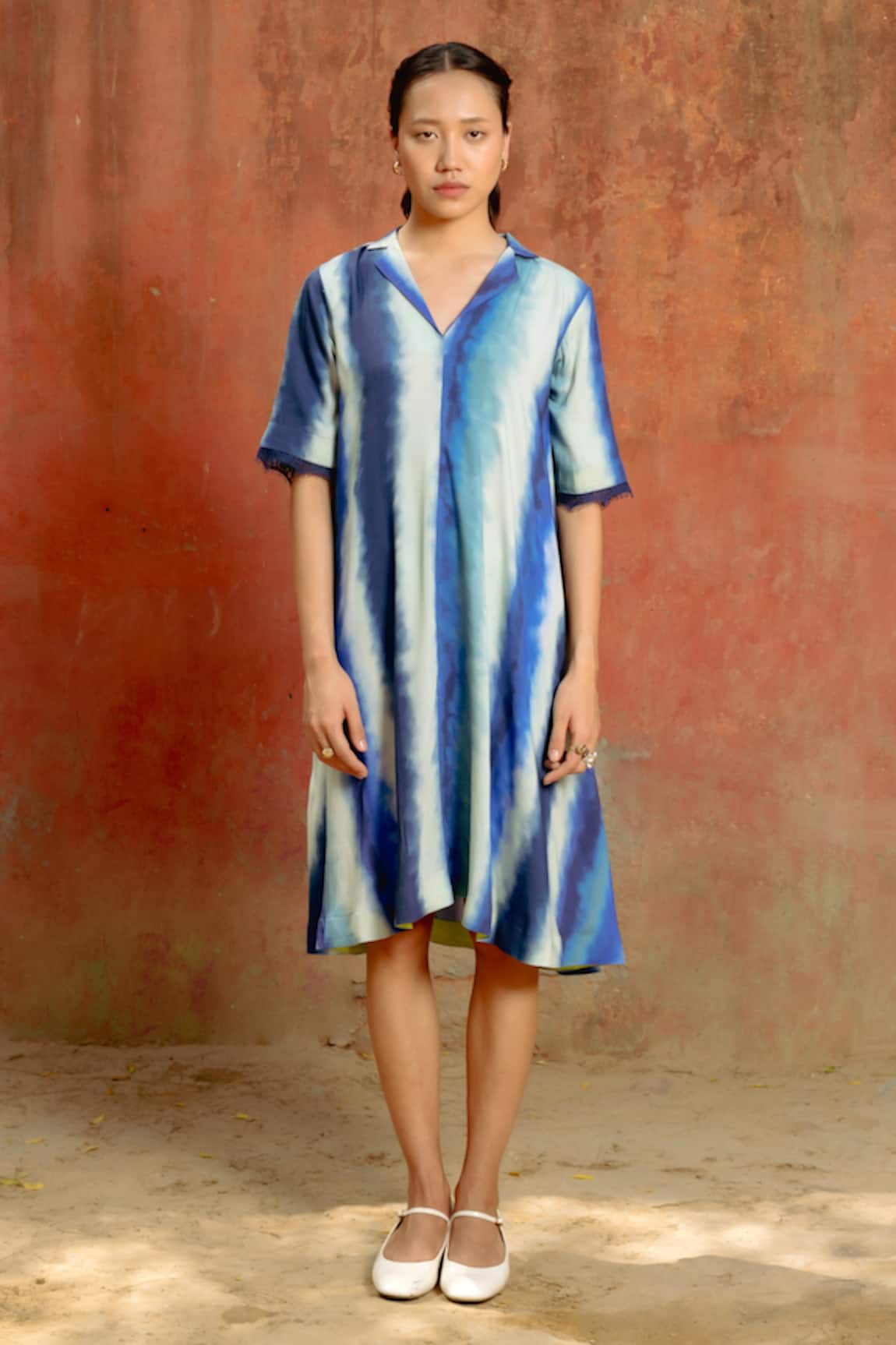 Raasa Sol Abstract Pattern Dress