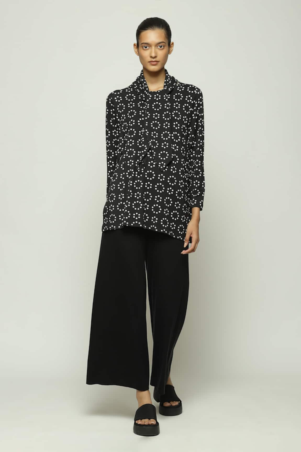 Abraham & Thakore Ring Print Top