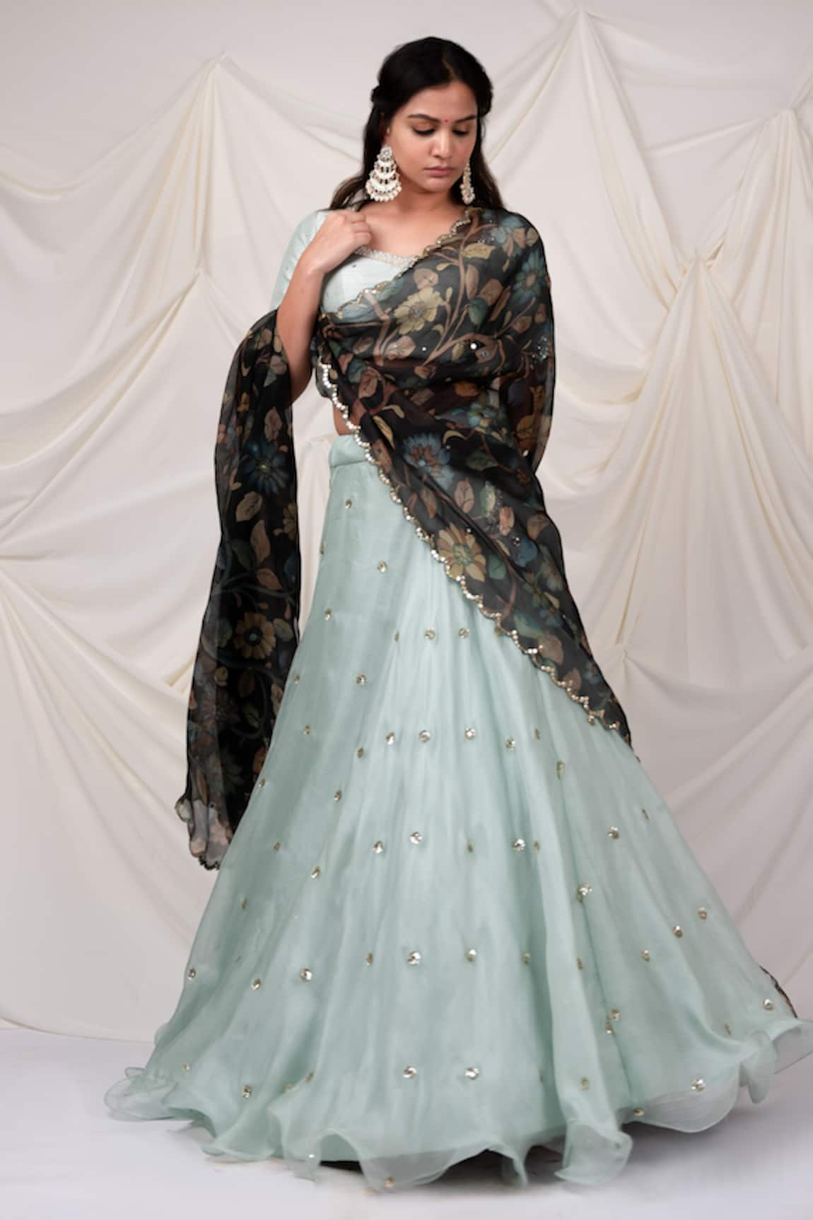 AAMRA BY LAVANYA Sequin Work Lehenga Set