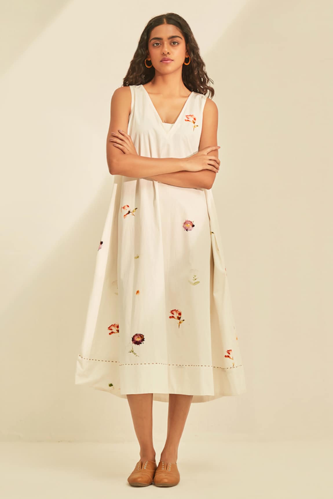 Kharakapas Love Lost Floral Print Dress