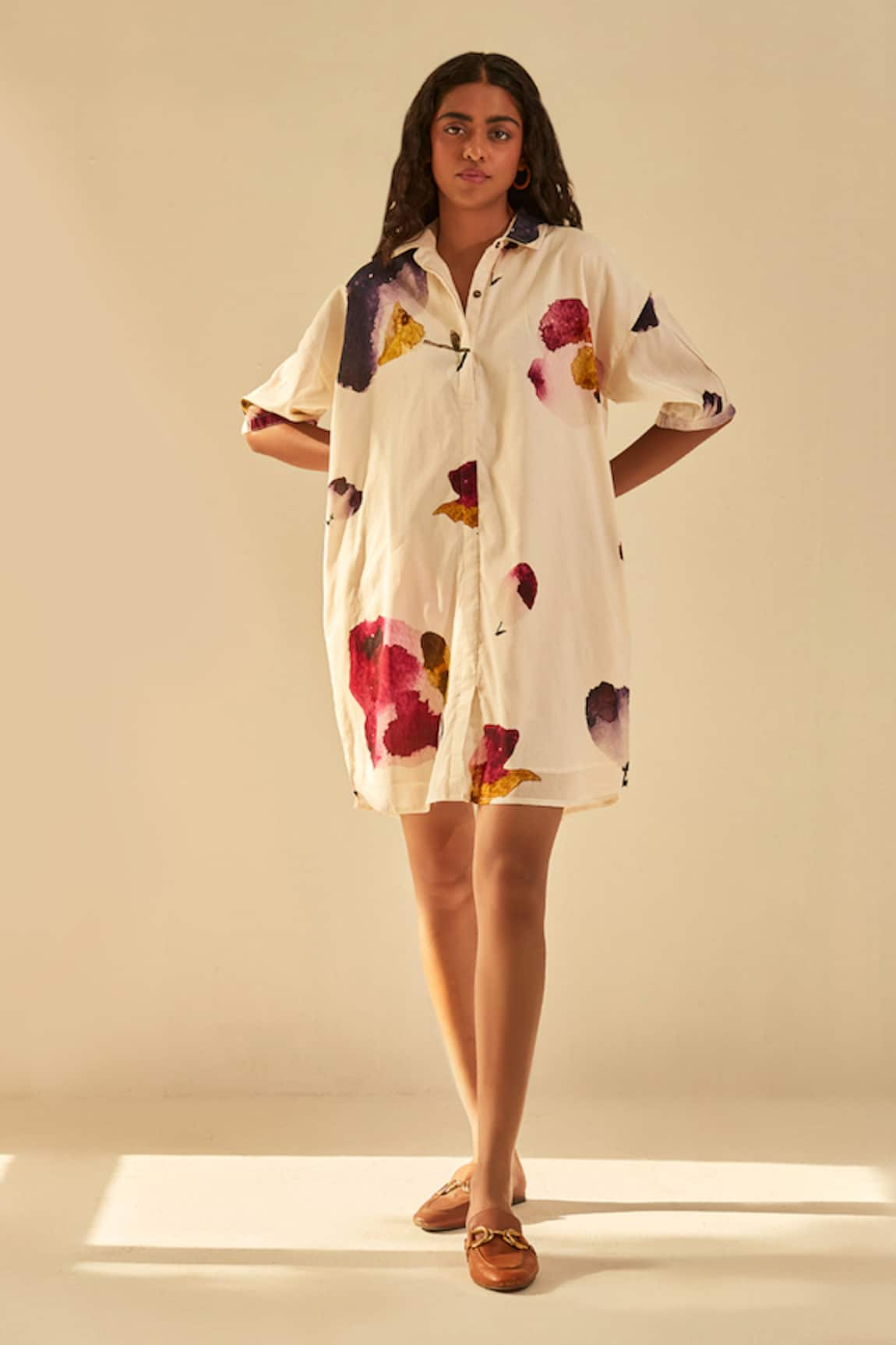 Kharakapas Firefly Bloom Print Dress