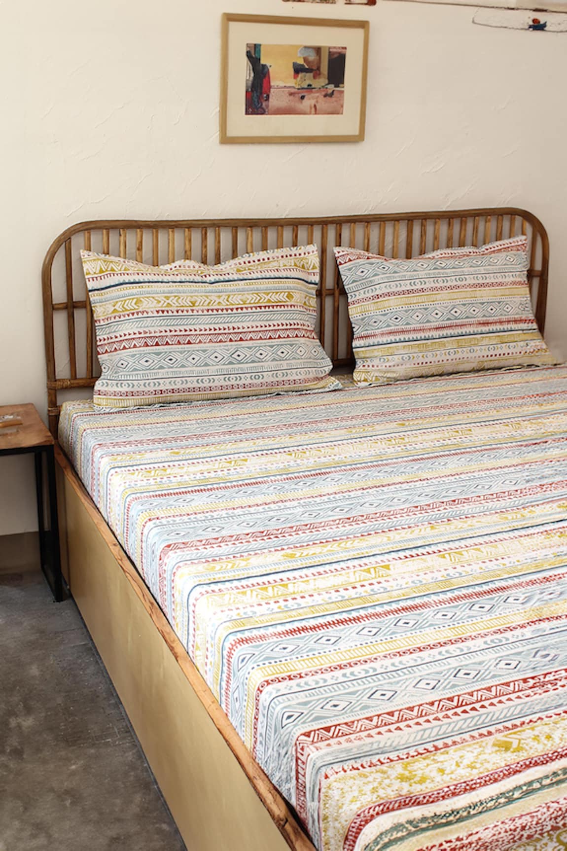 House This Meghwal Fitted Bedsheet Set