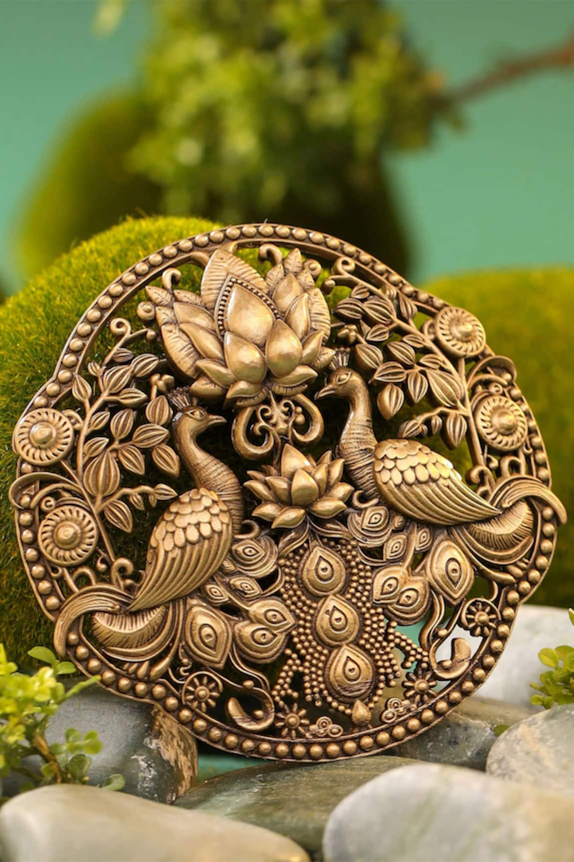 Cosa Nostraa Peacock Parade Brooch