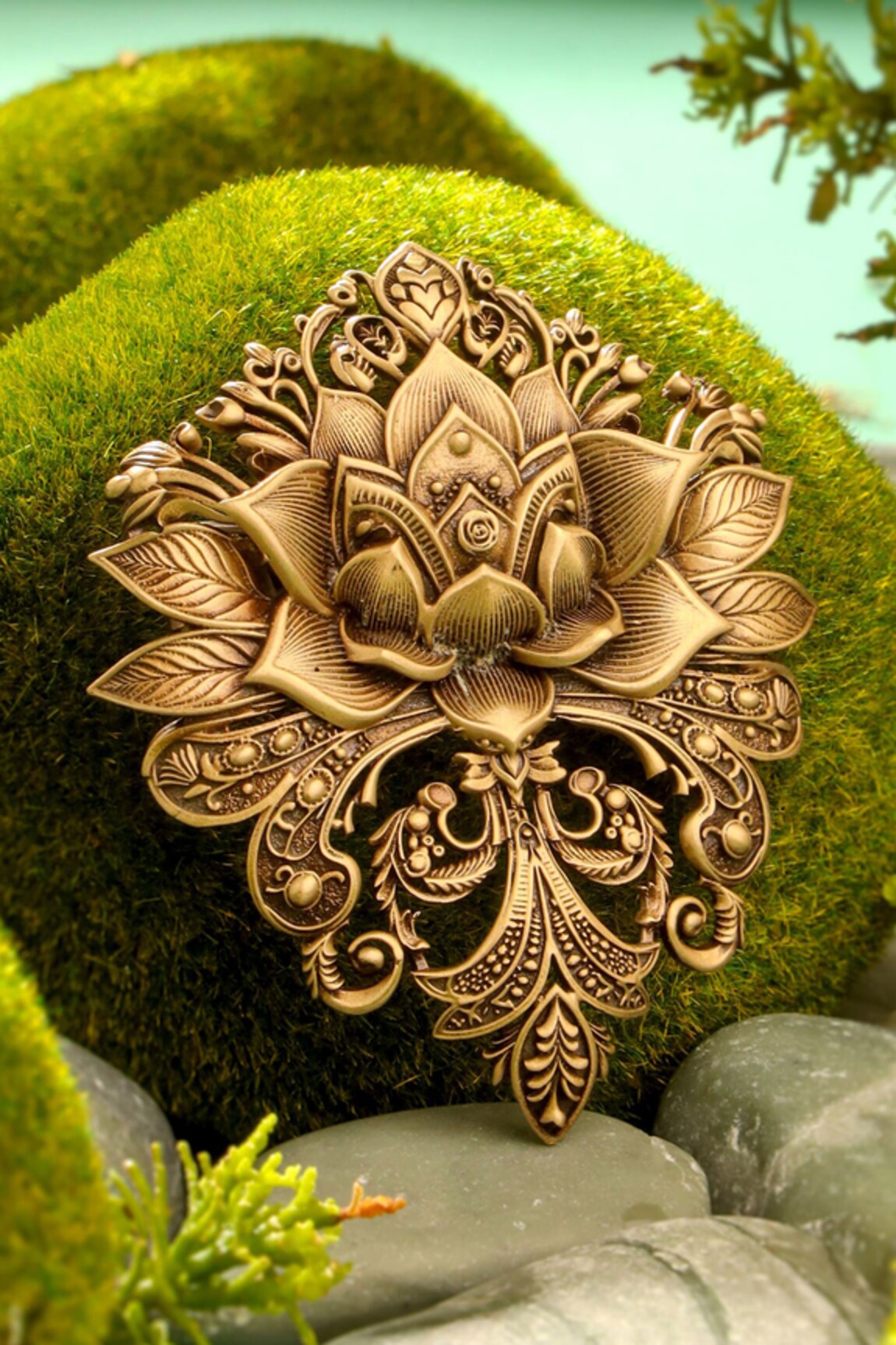 Cosa Nostraa Lotus Magic Brooch