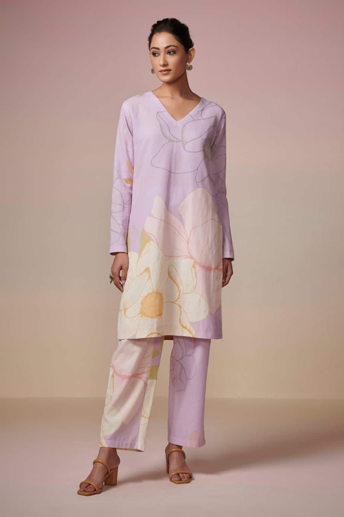 Dressfolk Love Floral Print Kurta & Pant Set