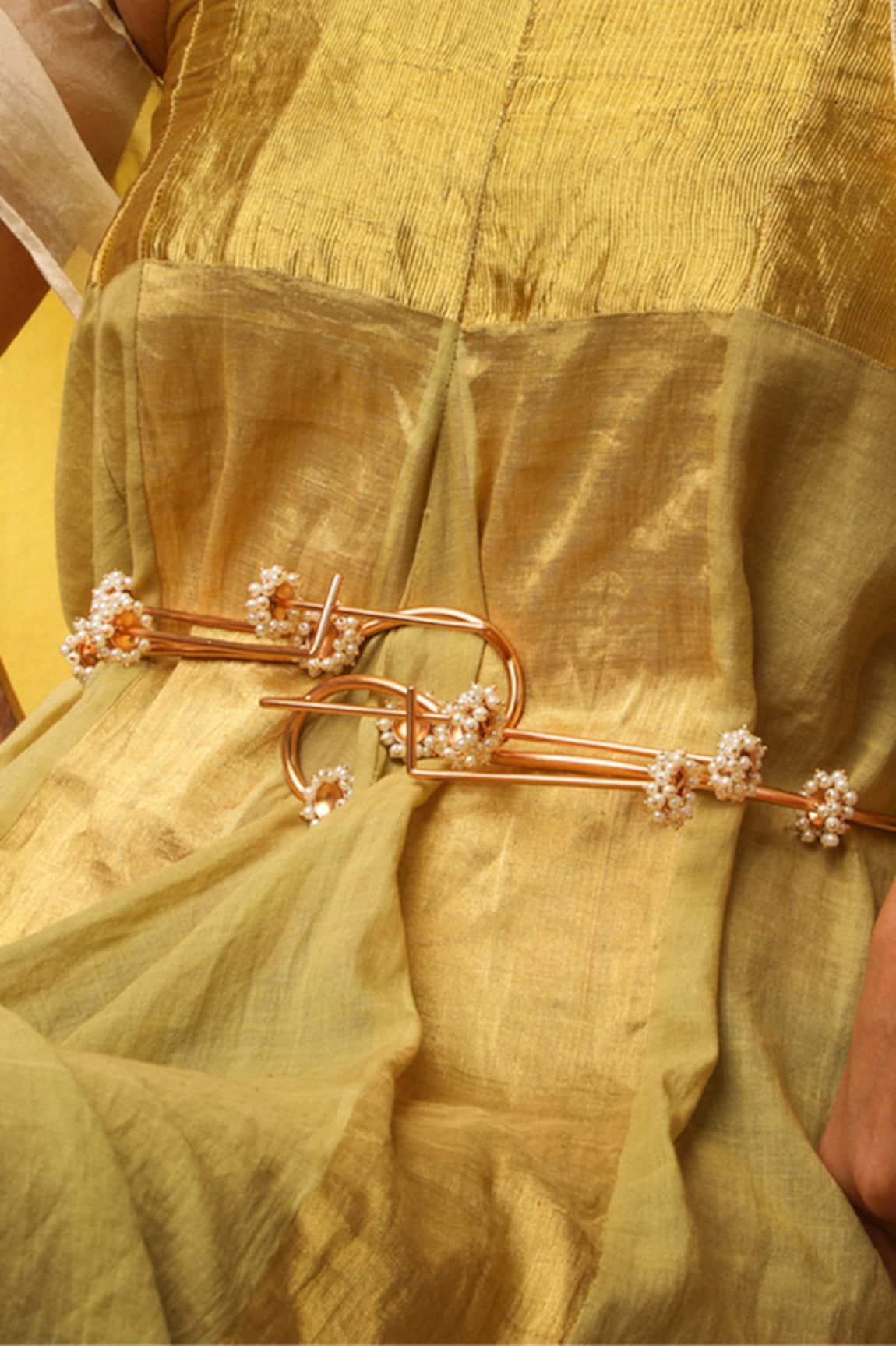 Suhani Pittie Pearls Embellished Waistbelt