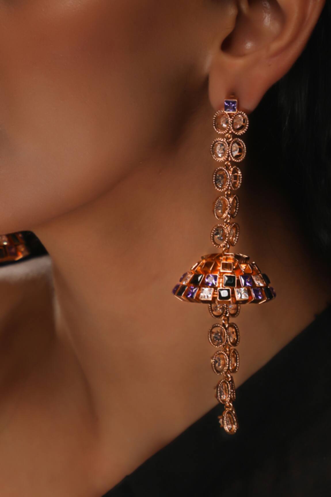 Suhani Pittie Star Shine Gemstone Embellished Earrings