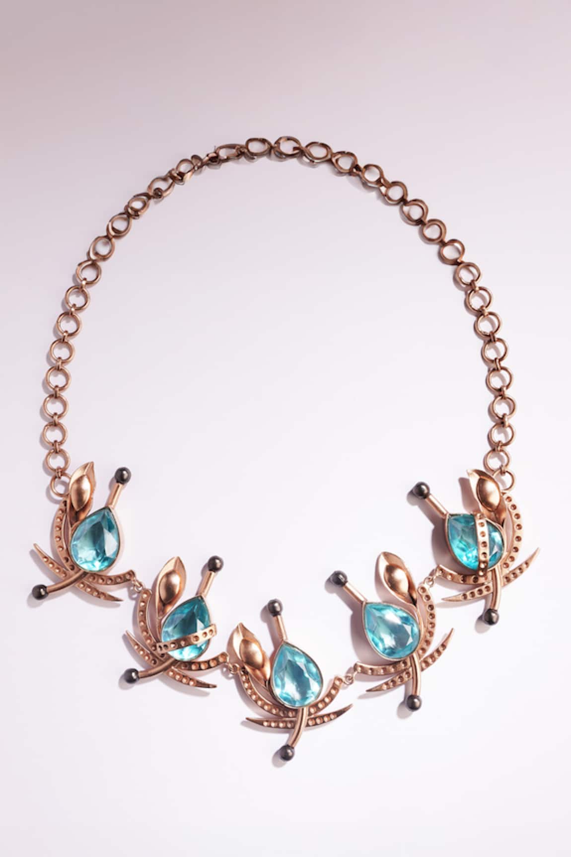 SUHANI PITTIE Swan Lake Gilded Gemstone Embellished Necklace