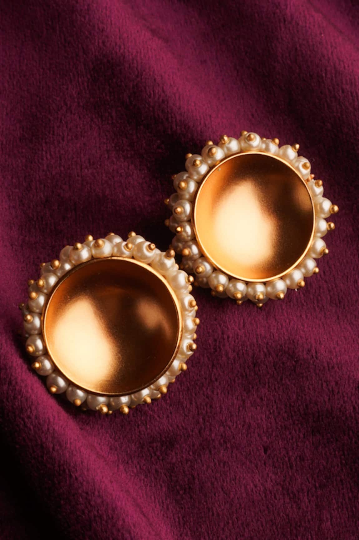 SUHANI PITTIE Deity Jhallar Pearl Embellished Earrings