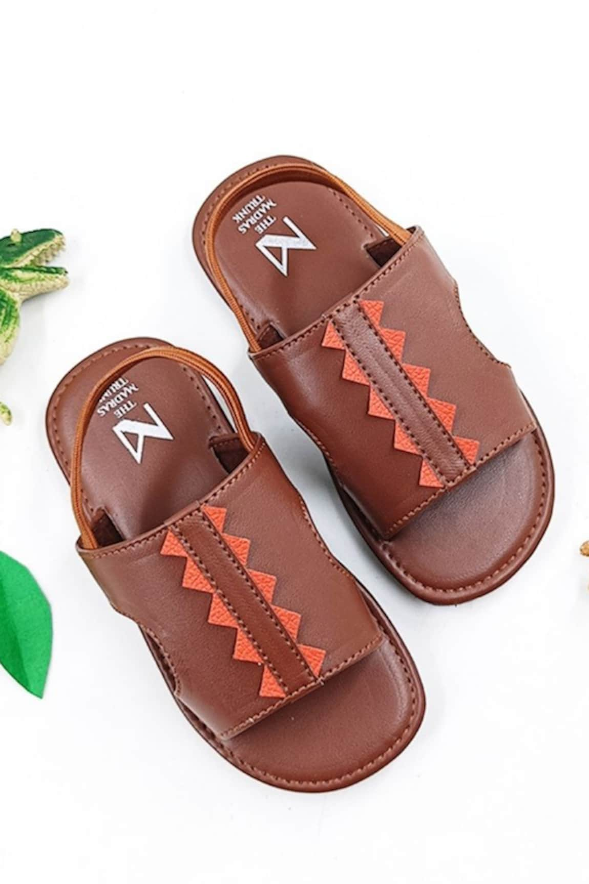 The Madras Trunk Trex Rhino Prism Strap Sandals