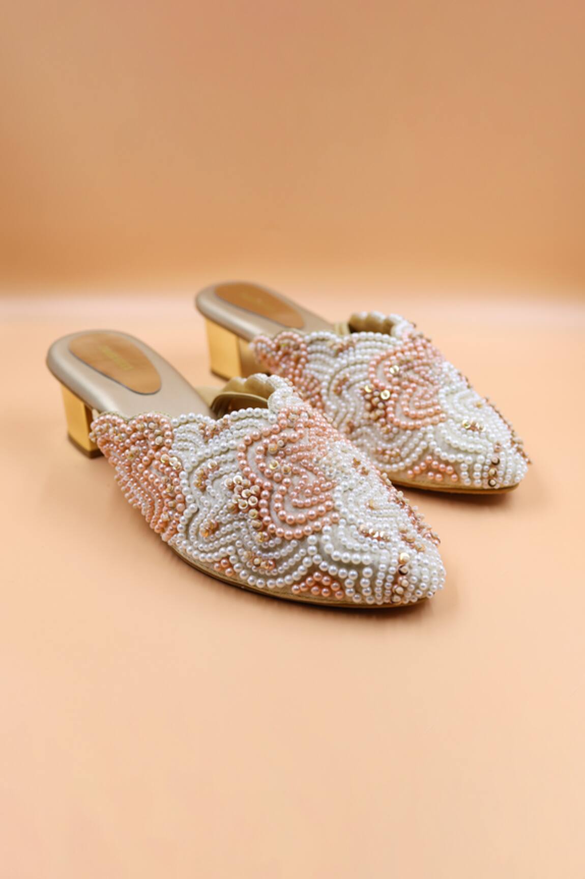 Foot Fuel Lily Embellished Mules