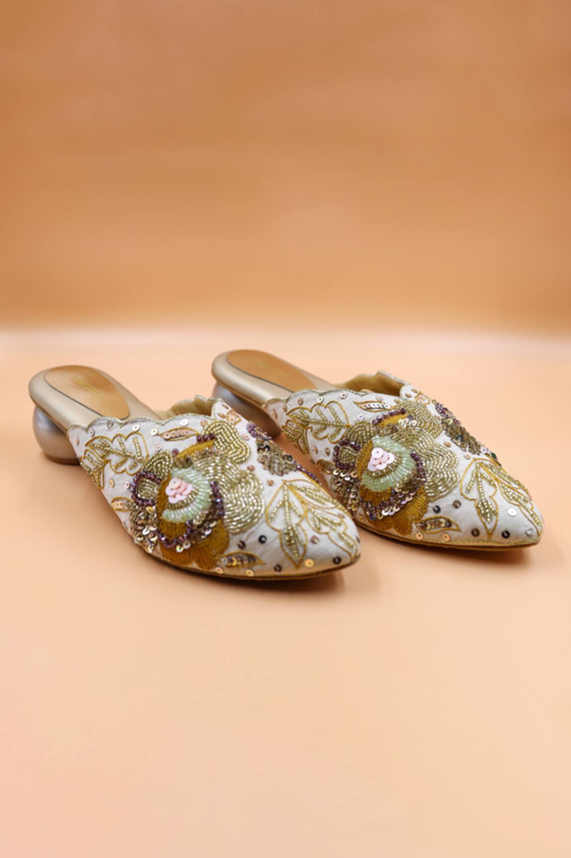 Foot Fuel Eleanor Embellished Mules