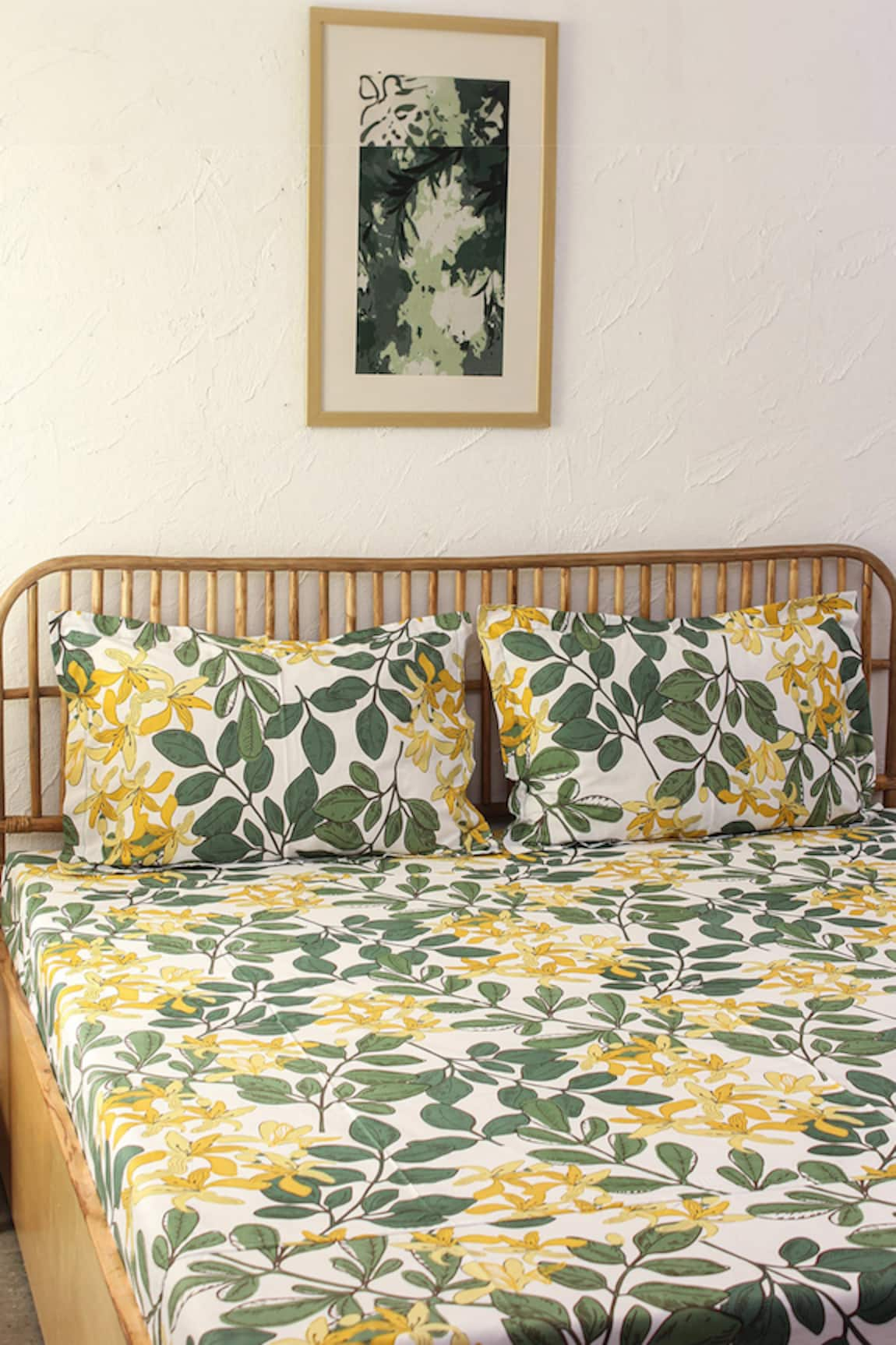 House This Moringa Fitted Bedsheet Set