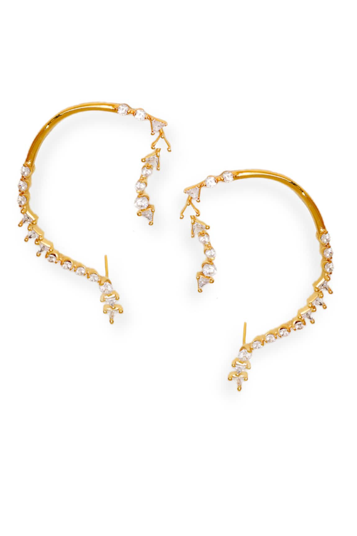 Esme by Aashna Dalmia Whimsical Fantasy Swarovski Embellished Ear Cuffs