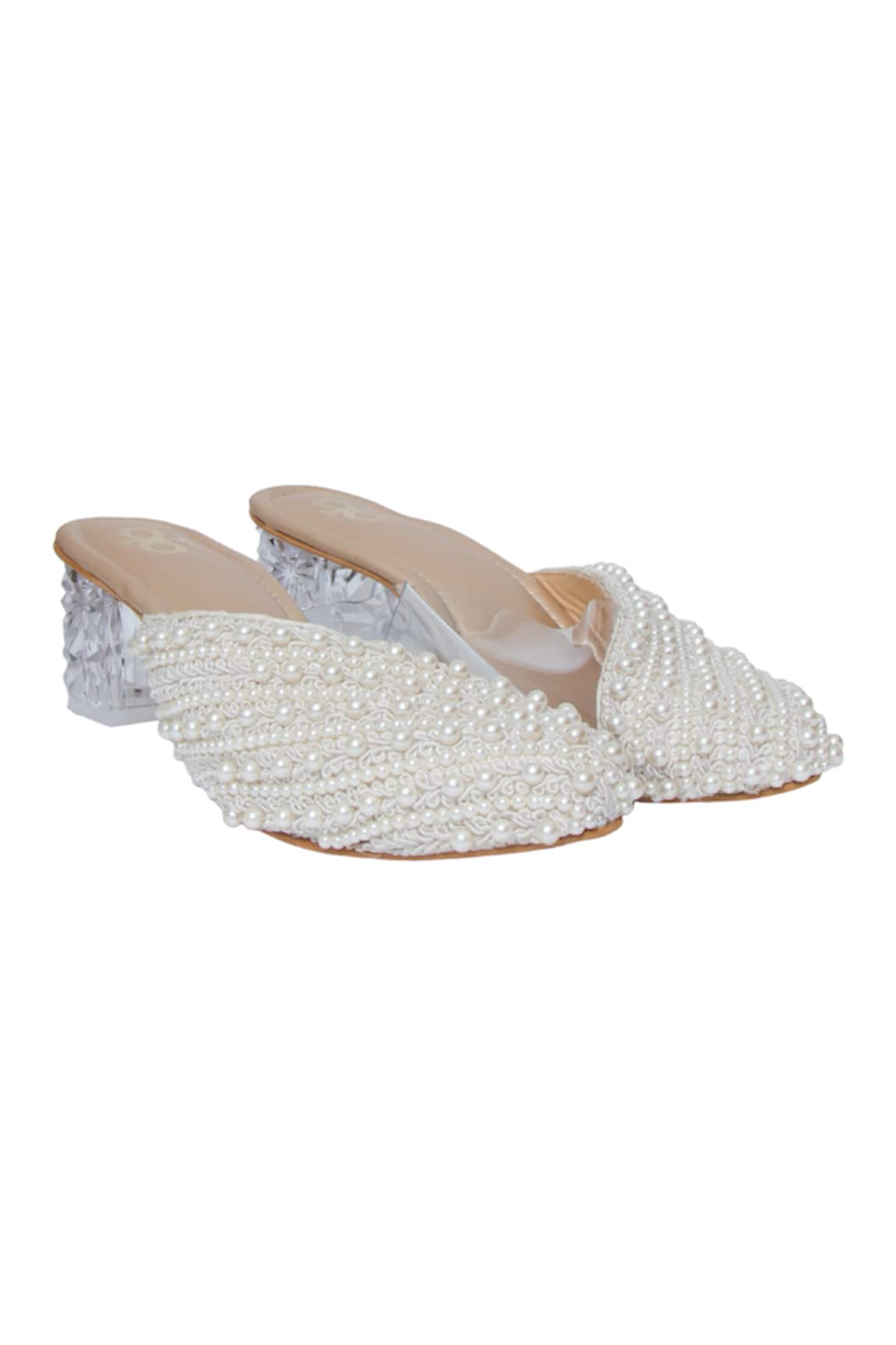 Kkarma Navya Embellished Close Toe Mules