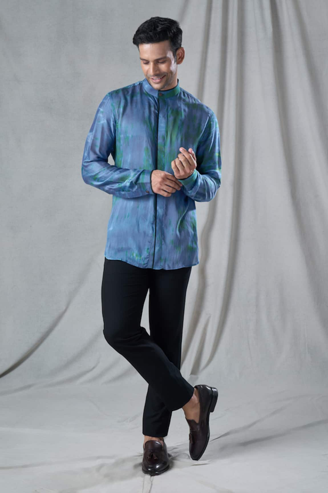 Bhusattva Tie-Dye Detailed Shirt