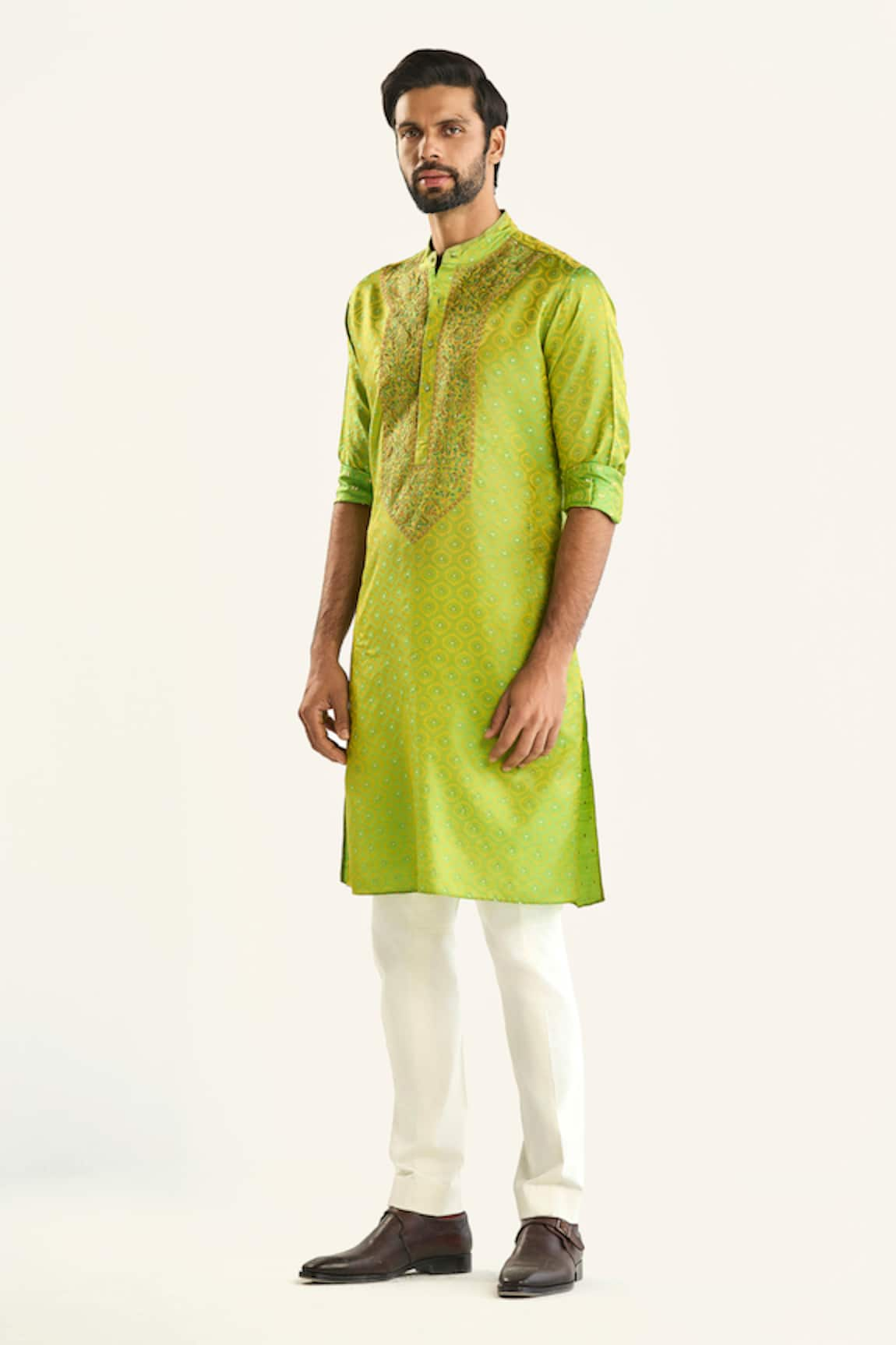 Raghavendra Rathore Jodhpur The Dungarpur Wave Pattern Kurta