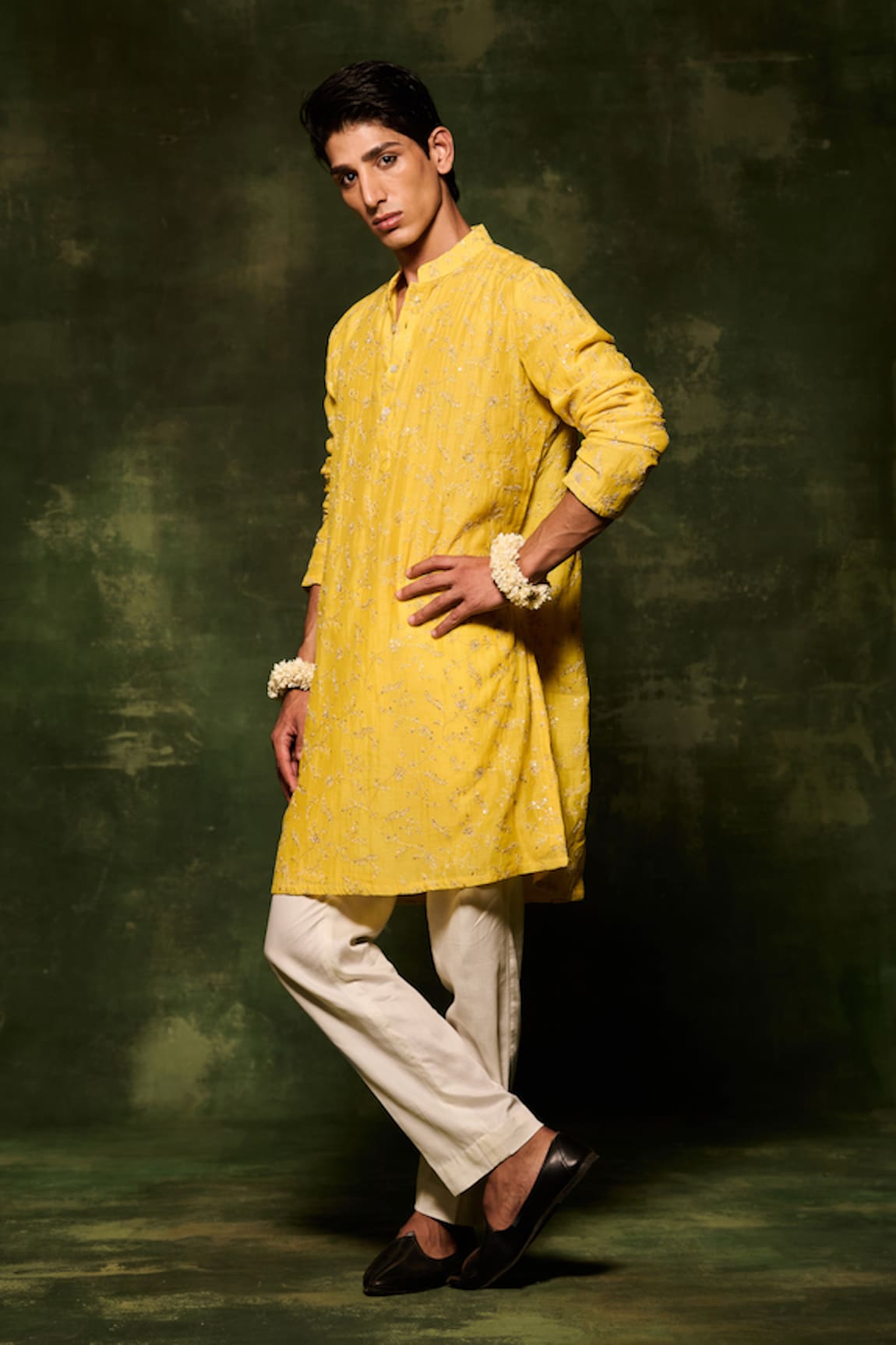 NAFS Hand Embroidered Kurta & Pant Set