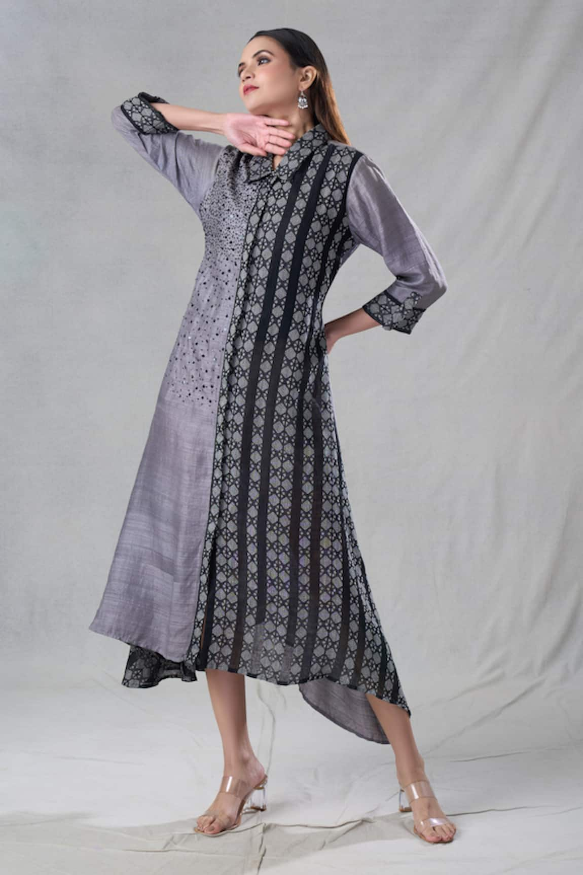 Bhusattva Ikat Woven Kurta