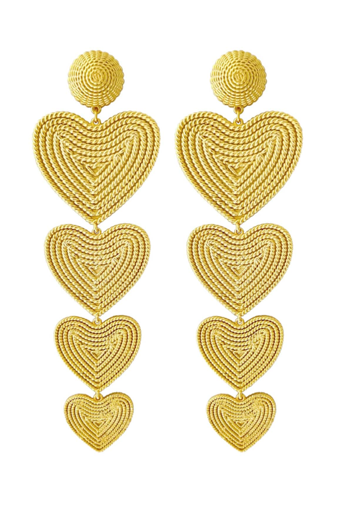 Radhika Agrawal Jewels Labyrinthe Heart Danglers