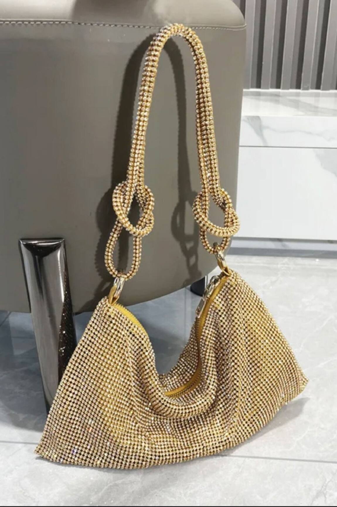 House Of Bling Gia Rhinestone Studded Bag 