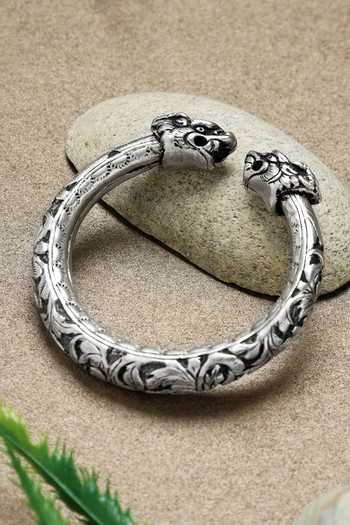 Mero Jewellery Dragon Carved Kada 