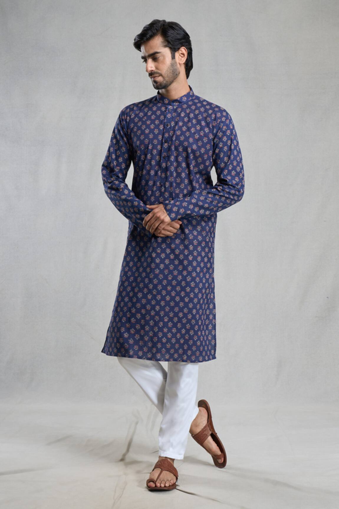 Arihant Rai Sinha Floral Print Kurta 
