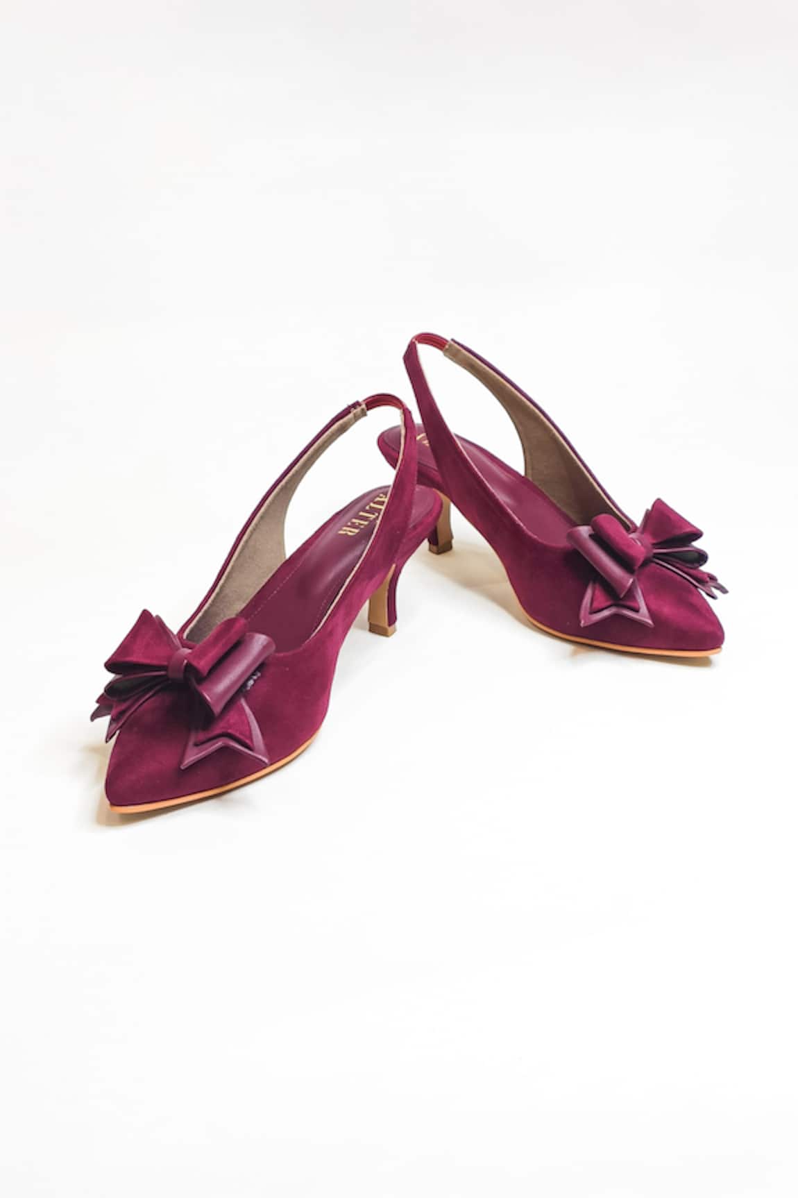 THE ALTER Marilyn Solid Pointed Toe Stiletto Heels