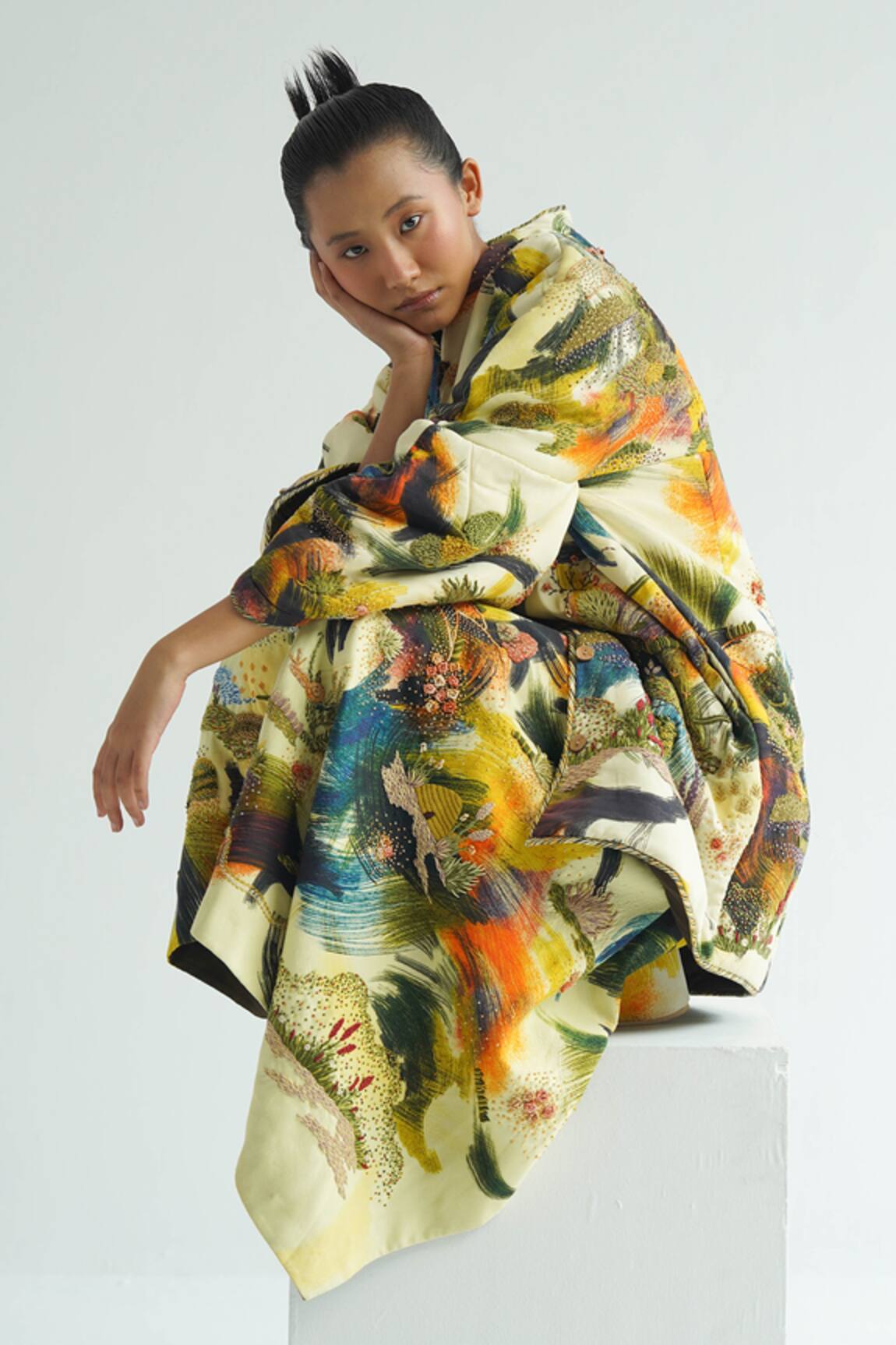 Til Dreamscape Embroidered Skirt