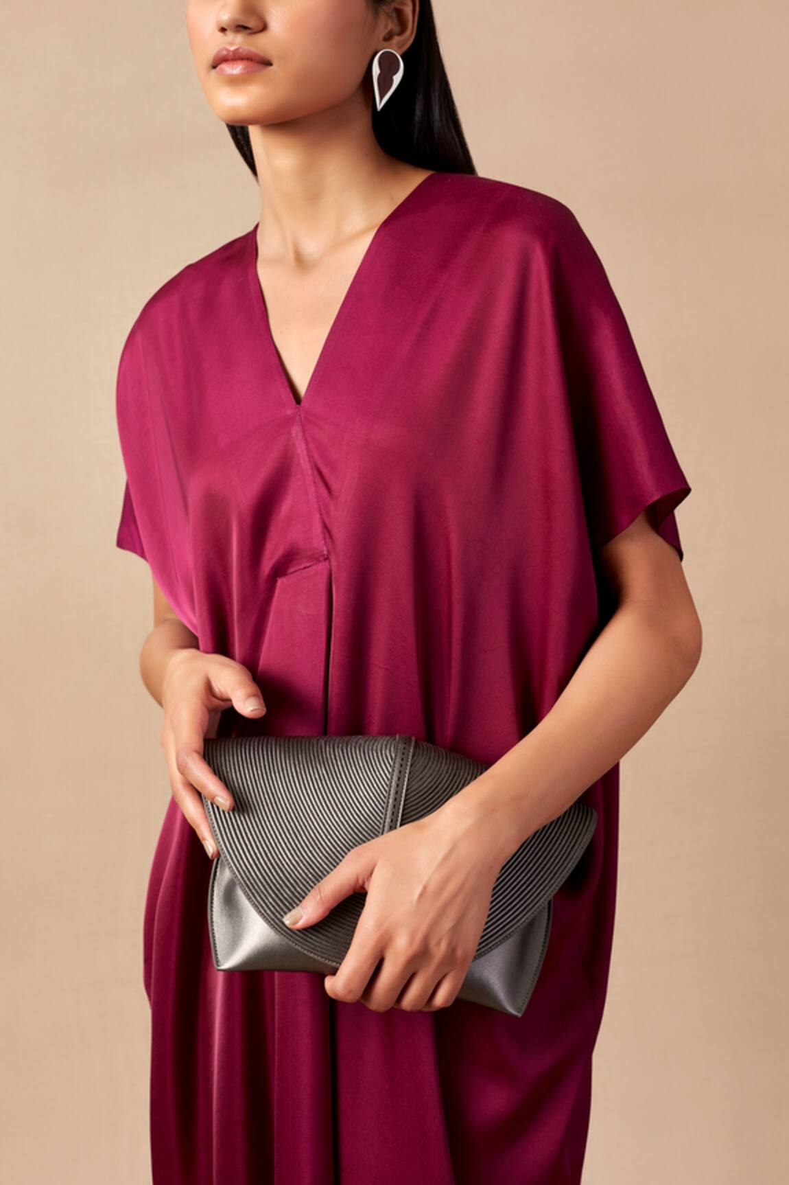 Ampm Myah Mini Cord Embellished Clutch 