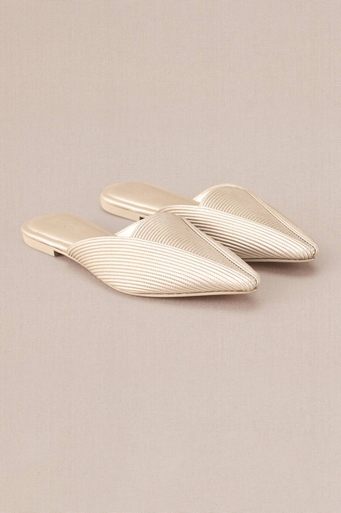 Ampm Ninah Corded Embroidered Mules 