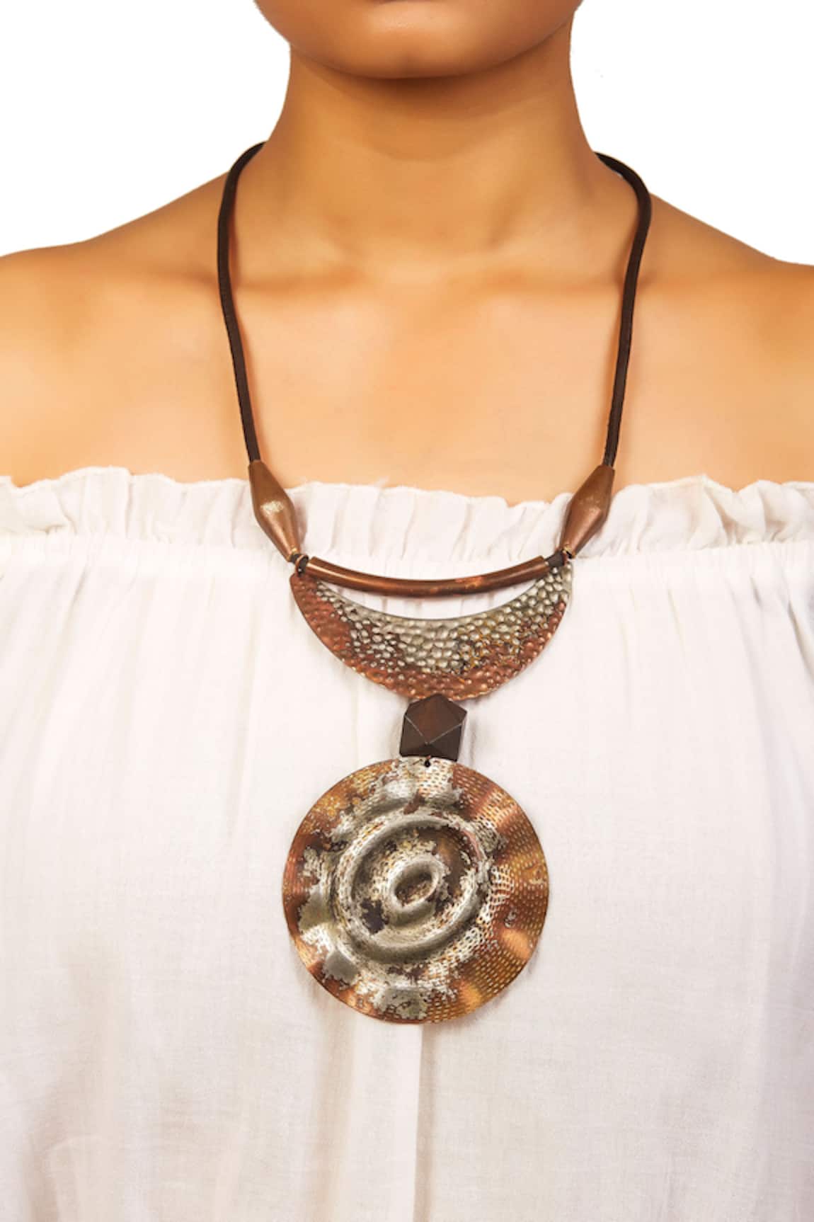 Rejuvenate Jewels Rustic Double Drop Necklace