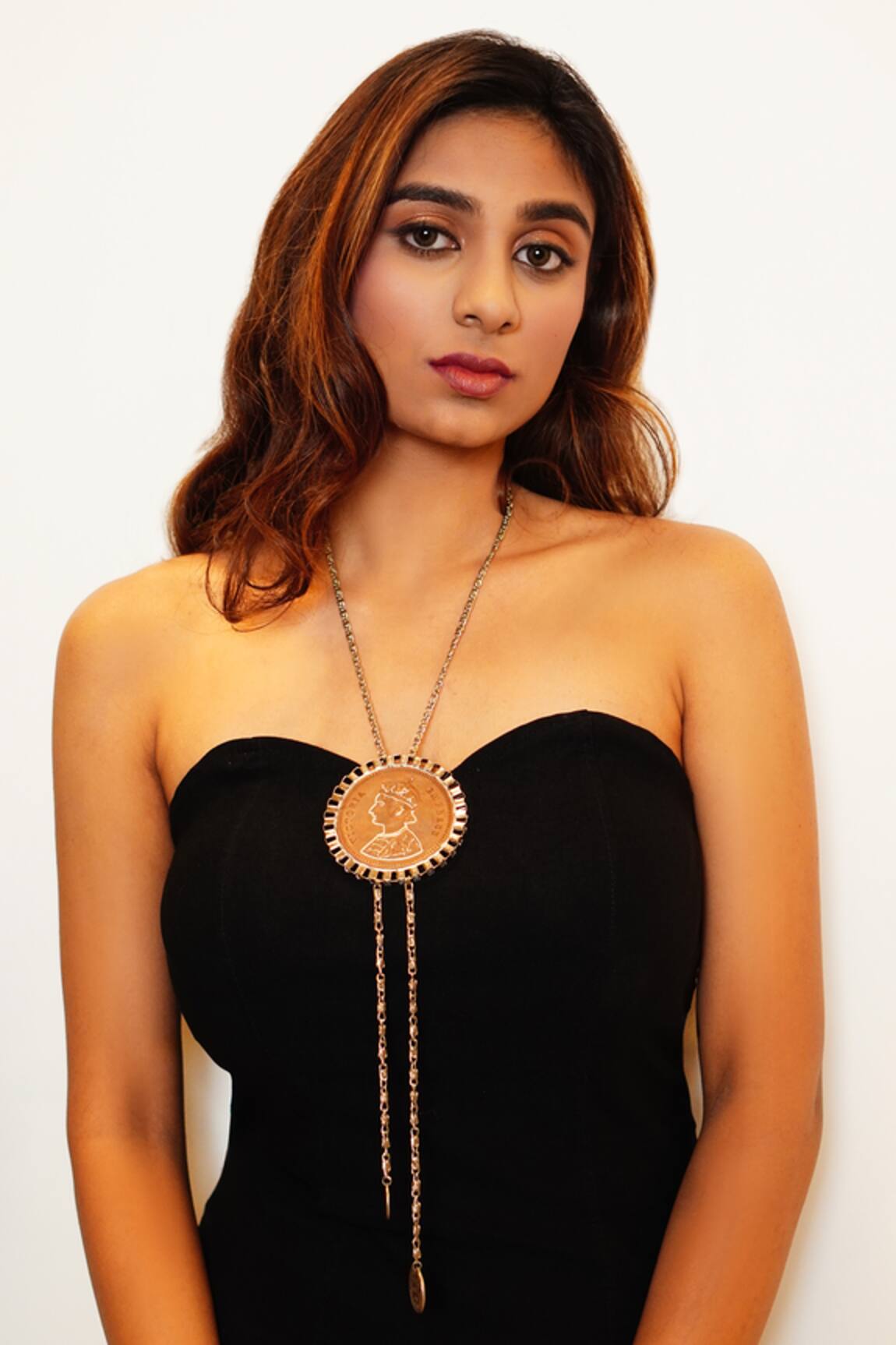 Rejuvenate Jewels Coin Long Necklace