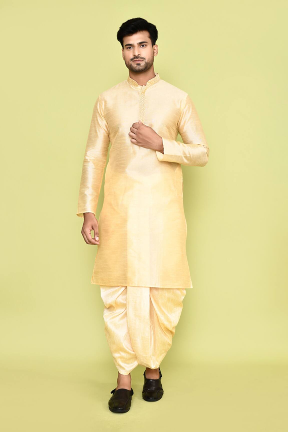 Arihant Rai Sinha Straight Kurta With Dhoti Pant 