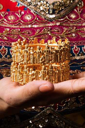 Queens Jewels Heritage Ram Sita Bangles-Set of 2