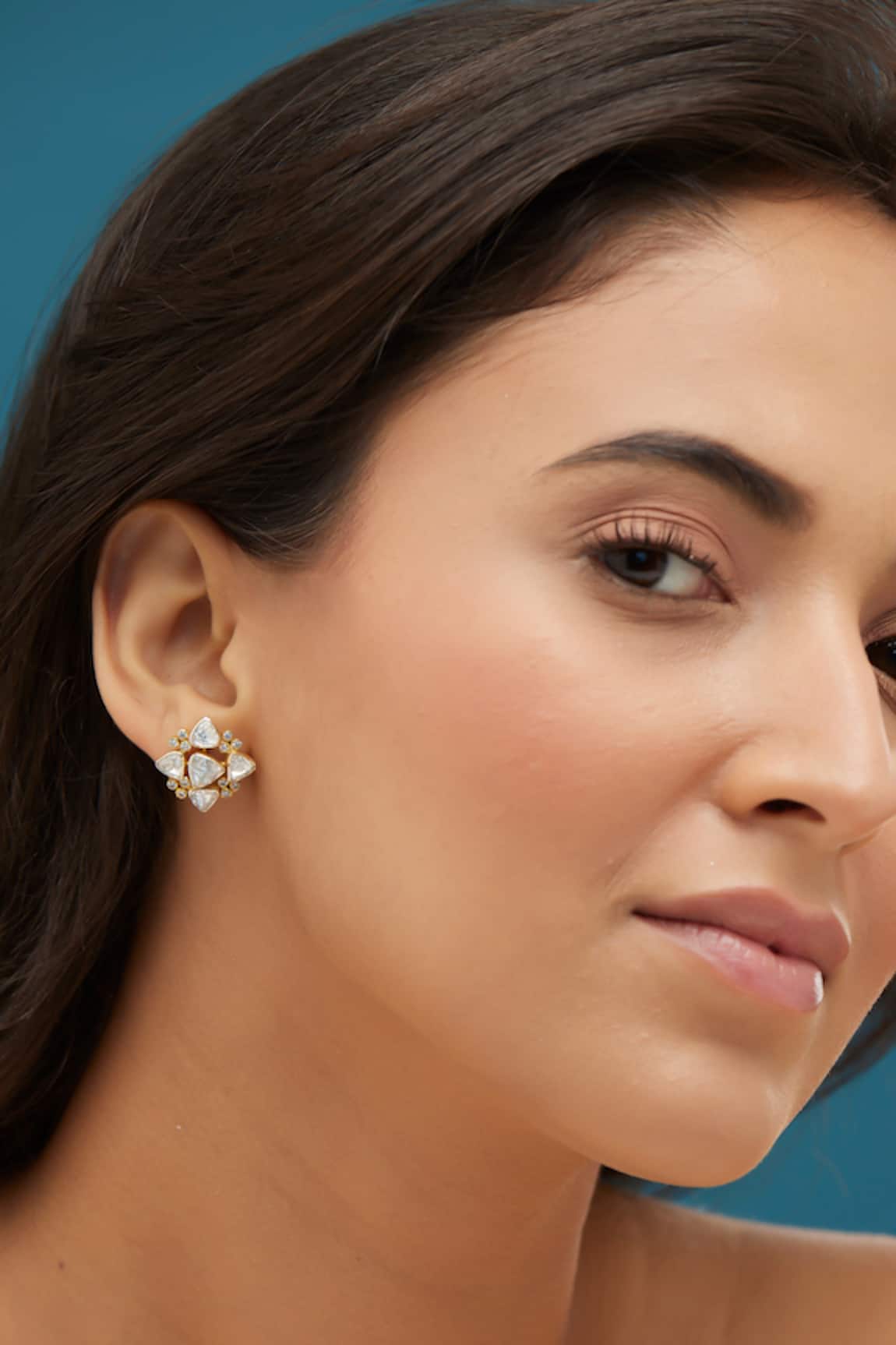 Mirelle Shifa Floral Carved Earrings 