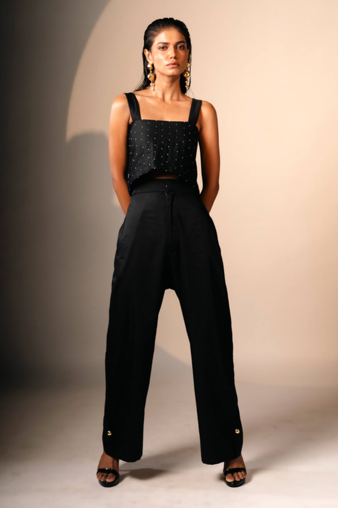 Karishma Kajaria Hand Embroidered Top With Pant 