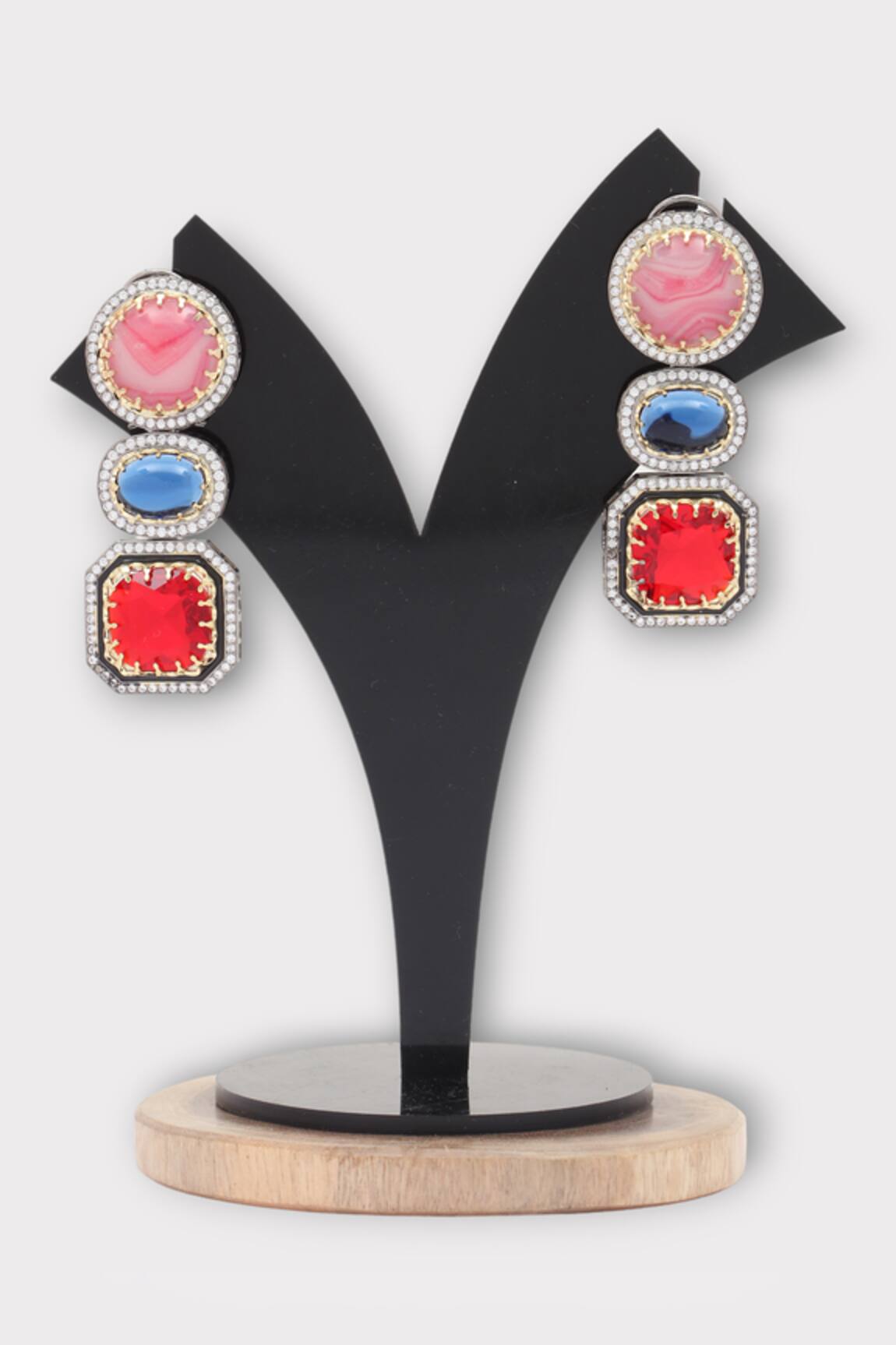Zaza By Somya Grace Stone Studded Earrings