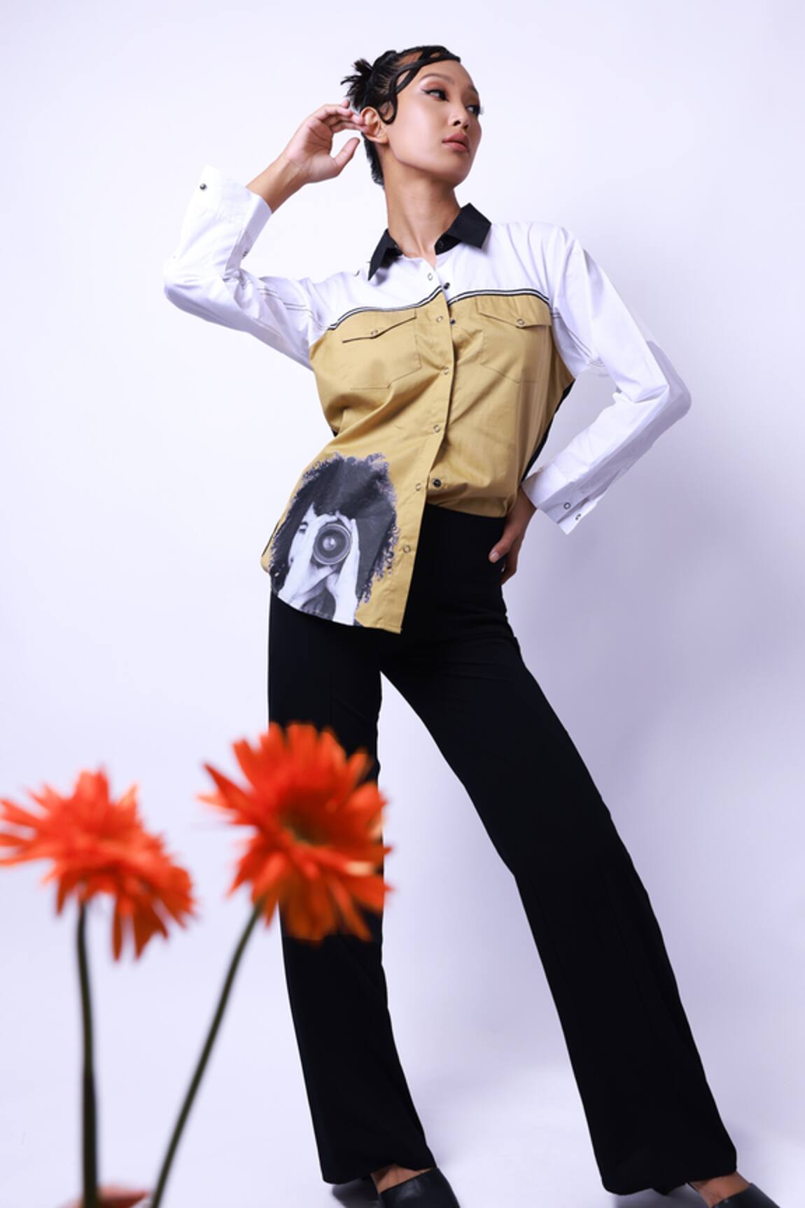 Richaa Goenka Printed Cotton Shirt