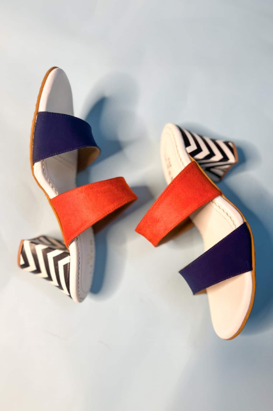 The Alter Freeda Solid Slip-On Block Heels